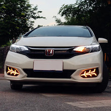 Car modified two-color daytime running lights - Unique Unique Unique Car modified two-color daytime running lights