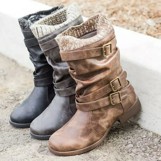 Winter new products low heel 40-43 women's boots - Unique Unique Unique Winter new products low heel 40-43 women's boots