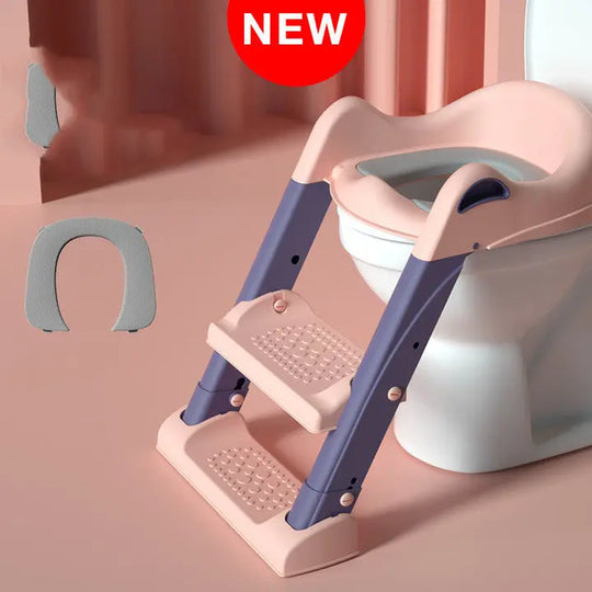 Stair-type Male And Female Baby Ladder Folding Rack Ring Cushion Child Toilet - Unique Unique Unique Stair-type Male And Female Baby Ladder Folding Rack Ring Cushion Child Toilet
