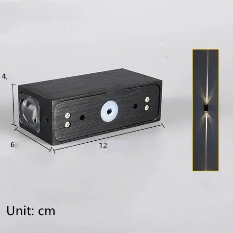 Line Household Aisle Exterior Wall Waterproof Spotlight Wall Lamp - Unique Unique Unique Line Household Aisle Exterior Wall Waterproof Spotlight Wall Lamp