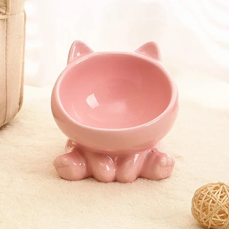 Ceramic Cat Bowl Cat Bowl Cat Food Bowl Neck Guard Oblique Mouth Dog Bowl Pet Bowl - Unique Unique Unique Ceramic Cat Bowl Cat Bowl Cat Food Bowl Neck Guard Oblique Mouth Dog Bowl Pet Bowl