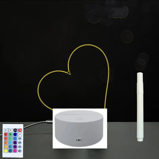 3D Acrylic Board Handwriting Message Board LED Light - Unique Unique Unique 3D Acrylic Board Handwriting Message Board LED Light