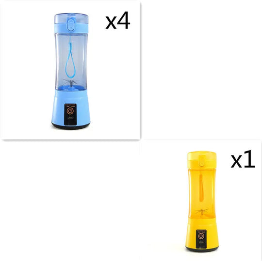 Portable Electric Fruit Juicer Wireless USB Rechargeable Mini Mixer Multifunction Summer Smoothie Blender Machine Kitchen Supplies Unique