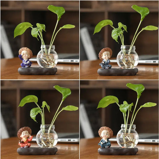 Flower Pots Utensils Vases Clear Glass Decorations Home Furnishings - Unique Unique Unique Flower Pots Utensils Vases Clear Glass Decorations Home Furnishings