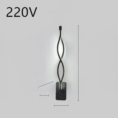 led wall lamp nordic minimalist bedroom bedside lamp - Unique Unique Unique led wall lamp nordic minimalist bedroom bedside lamp