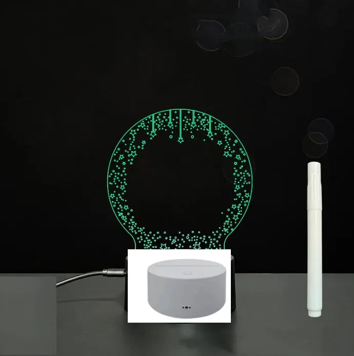 3D Acrylic Board Handwriting Message Board LED Light Unique