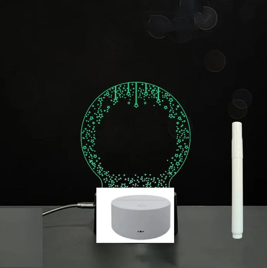 3D Acrylic Board Handwriting Message Board LED Light Unique