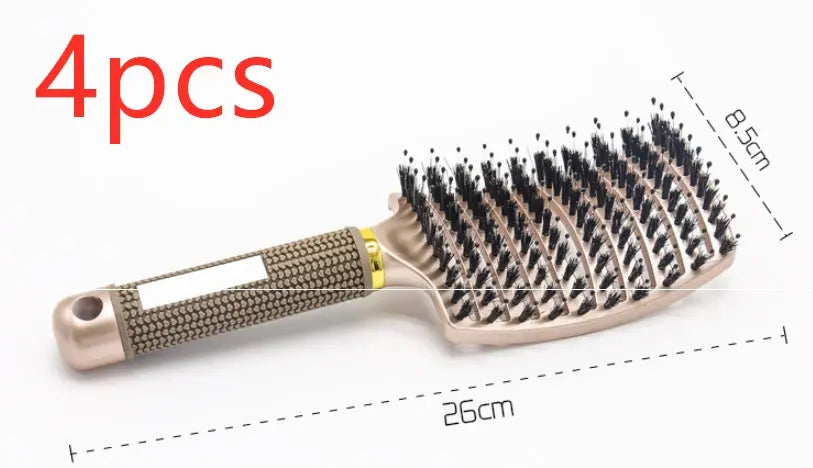 Hairbrush Anti Klit Brushy Haarborstel Women Detangler Hair Brush Bristle Nylon Scalp Massage  Teaser Hair Brush Comb Unique