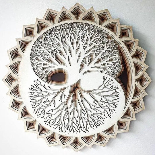 Sculpting The Tree Of Life Boho Wall Art Ornament - Unique Unique Unique Sculpting The Tree Of Life Boho Wall Art Ornament