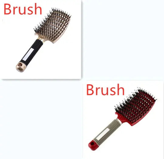 Hairbrush Anti Klit Brushy Haarborstel Women Detangler Hair Brush Bristle Nylon Scalp Massage Teaser Hair Brush Comb - Unique Unique Unique Hairbrush Anti Klit Brushy Haarborstel Women Detangler Hair Brush Bristle Nylon Scalp Massage Teaser Hair Brush Comb