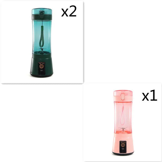 Portable Electric Fruit Juicer Wireless USB Rechargeable Mini Mixer Multifunction Summer Smoothie Blender Machine Kitchen Supplies Unique