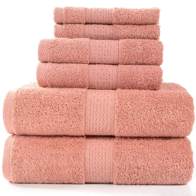 Cotton absorbent towel set of 3 pieces and 6 pieces - Unique Unique Unique Cotton absorbent towel set of 3 pieces and 6 pieces