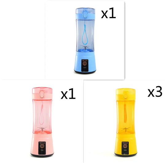 Portable Electric Fruit Juicer Wireless USB Rechargeable Mini Mixer Multifunction Summer Smoothie Blender Machine Kitchen Supplies Unique
