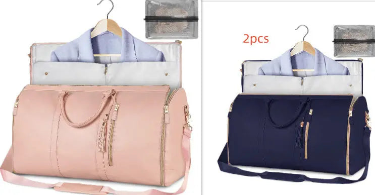 Large Capacity Travel Duffle Bag Women's Handbag Folding Suit Bag Waterproof Clothes Totes Unique