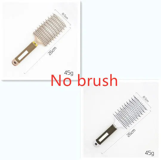 Hairbrush Anti Klit Brushy Haarborstel Women Detangler Hair Brush Bristle Nylon Scalp Massage  Teaser Hair Brush Comb Unique