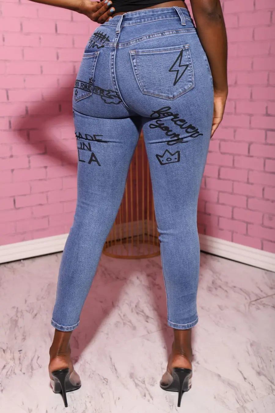 Hot sale printed jeans - Unique Unique Unique Hot sale printed jeans