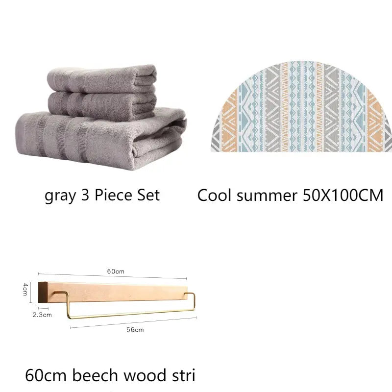 Bamboo Towel Set - Antibacterial And Hypoallergenic - Unique Unique Unique Bamboo Towel Set - Antibacterial And Hypoallergenic