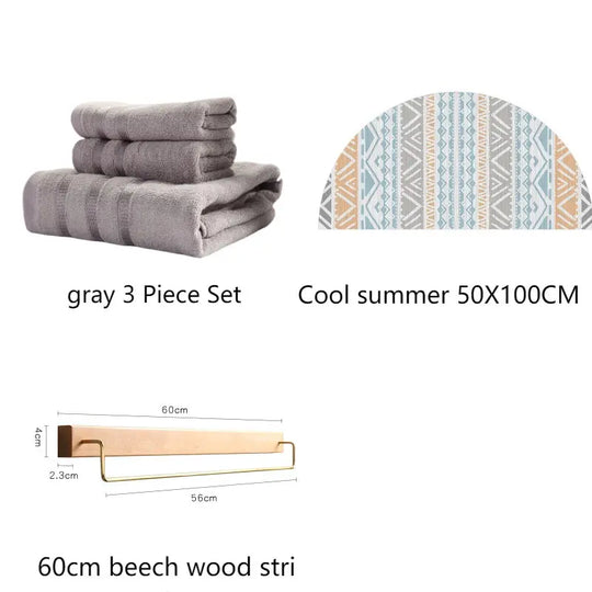 Bamboo Towel Set - Antibacterial And Hypoallergenic - Unique Unique Unique Bamboo Towel Set - Antibacterial And Hypoallergenic