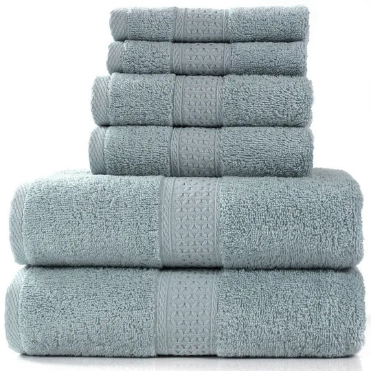 Cotton absorbent towel set of 3 pieces and 6 pieces - Unique Unique Unique Cotton absorbent towel set of 3 pieces and 6 pieces