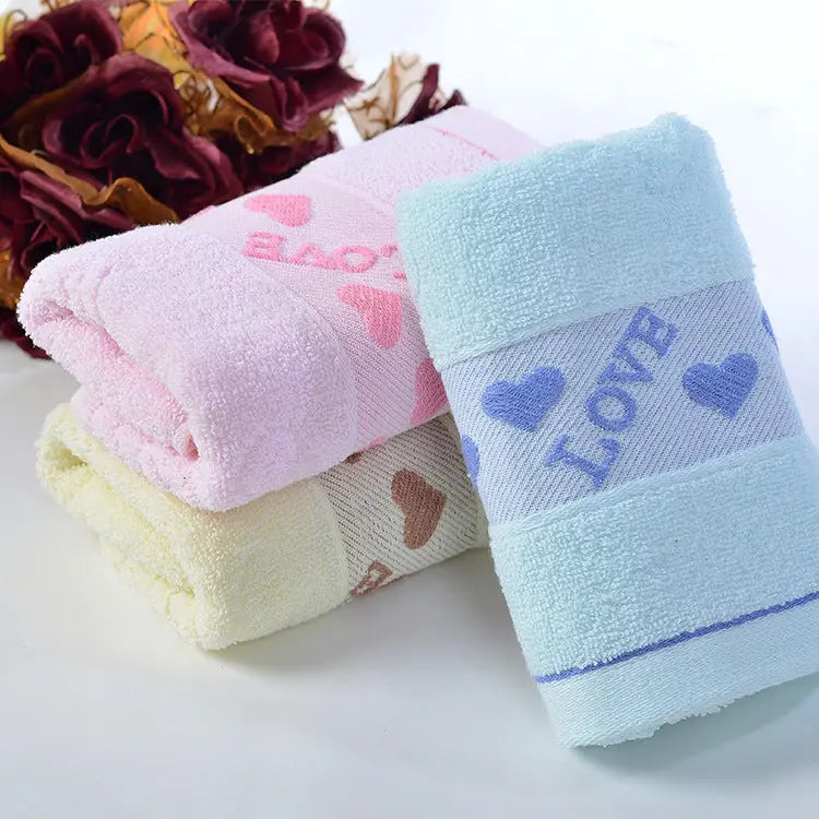 Caring pure cotton face towel - Unique Unique Unique Caring pure cotton face towel