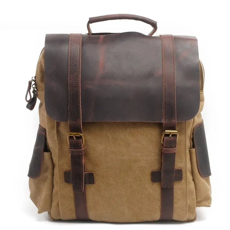 Vintage canvas backpack - Unique Unique Unique Vintage canvas backpack