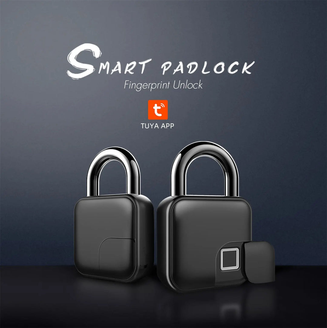 Smart Fingerprint Padlock Bluetooth Dorm Anti-theft Lock Remote - Unique Unique Unique Smart Fingerprint Padlock Bluetooth Dorm Anti-theft Lock Remote