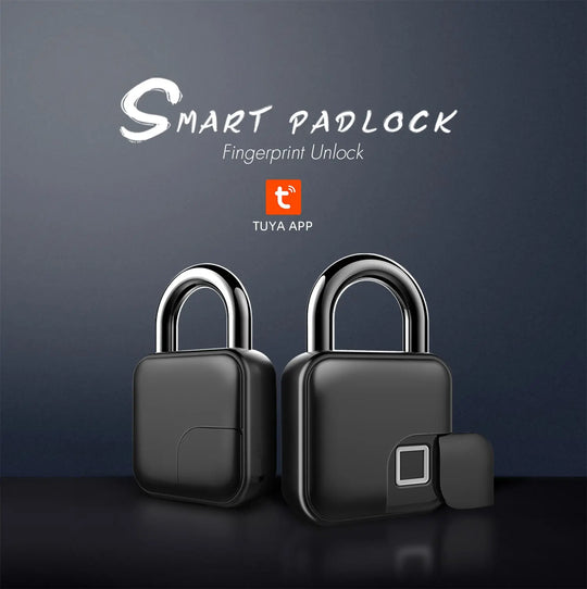 Smart Fingerprint Padlock Bluetooth Dorm Anti-theft Lock Remote - Unique Unique Unique Smart Fingerprint Padlock Bluetooth Dorm Anti-theft Lock Remote