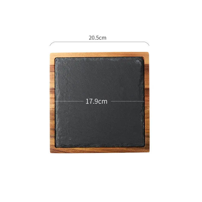 Black Wood Pizza Dish Wooden Plate - Unique Unique Unique Black Wood Pizza Dish Wooden Plate
