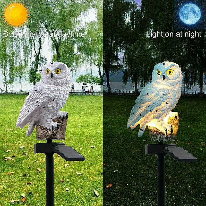Solar Power LED Owl Parrot Lawn Light Outdoor Waterproof Garden Landscape Lamp - Unique Unique Unique Solar Power LED Owl Parrot Lawn Light Outdoor Waterproof Garden Landscape Lamp