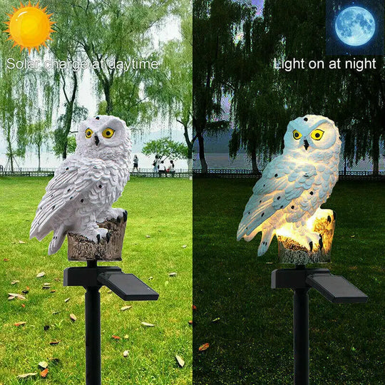 Solar Power LED Owl Parrot Lawn Light Outdoor Waterproof Garden Landscape Lamp - Unique Unique Unique Solar Power LED Owl Parrot Lawn Light Outdoor Waterproof Garden Landscape Lamp