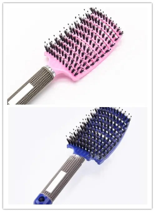 Hairbrush Anti Klit Brushy Haarborstel Women Detangler Hair Brush Bristle Nylon Scalp Massage  Teaser Hair Brush Comb Unique