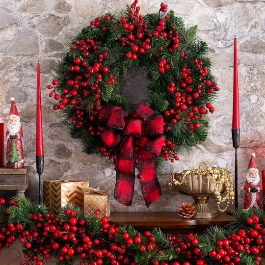 Red Berry Garland Hanging Garland Festival Wall Decoration Layout Props - Unique Unique Unique Red Berry Garland Hanging Garland Festival Wall Decoration Layout Props