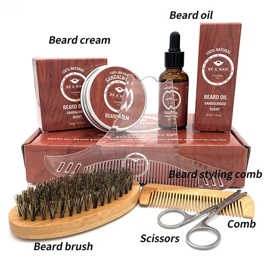 Beard care set Beard oil and beard cream Unique