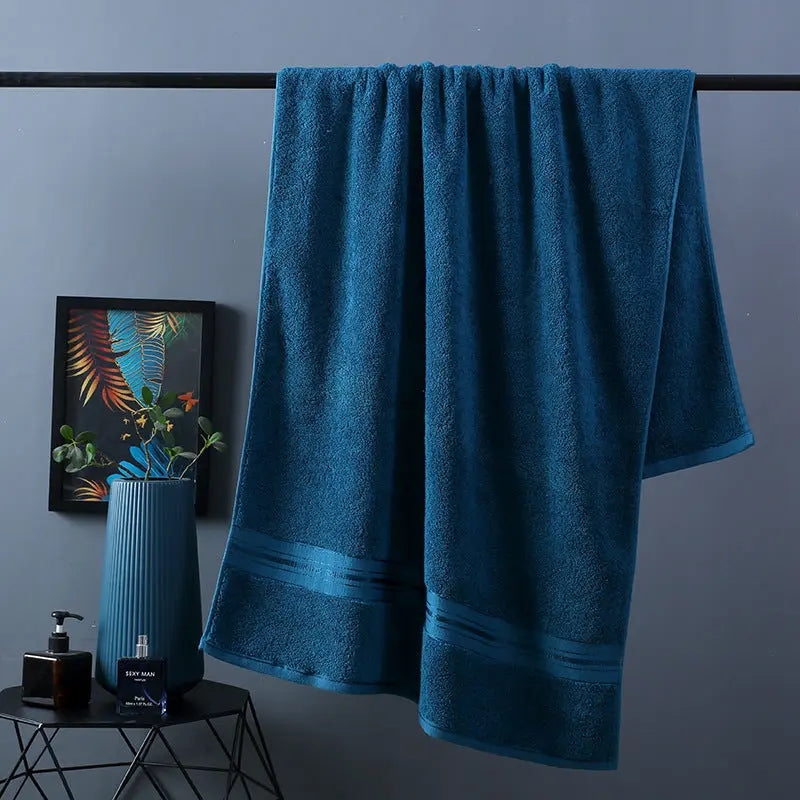 Pure Color Thick Cotton Bath Towel Set Towel Set Increased Pure Cotton Beach Towel Beauty Salon Bath Towel - Unique Unique Unique Pure Color Thick Cotton Bath Towel Set Towel Set Increased Pure Cotton Beach Towel Beauty Salon Bath Towel