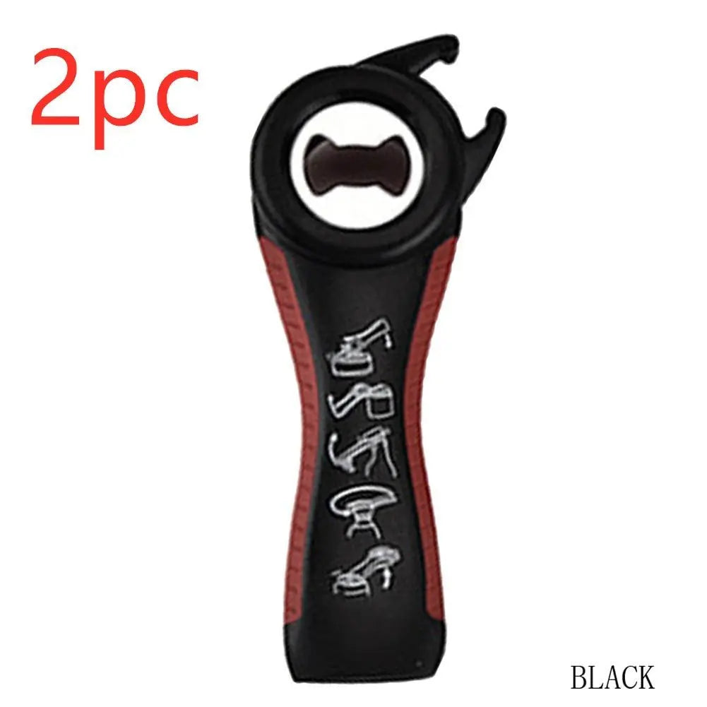 5 in 1 Creative Multifunction Stainless Steel Can Opener Beer Bottle Opener - Unique Unique Unique 5 in 1 Creative Multifunction Stainless Steel Can Opener Beer Bottle Opener