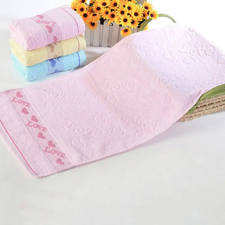 Caring pure cotton face towel - Unique Unique Unique Caring pure cotton face towel