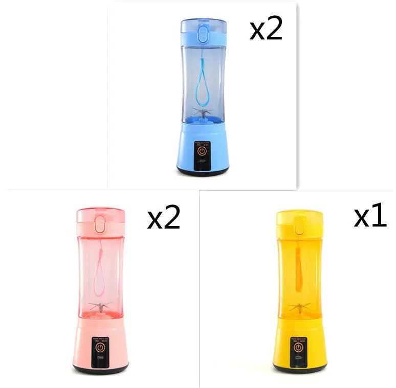 Portable Electric Fruit Juicer Wireless USB Rechargeable Mini Mixer Multifunction Summer Smoothie Blender Machine Kitchen Supplies Unique