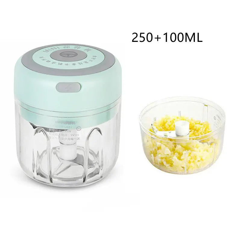 Mini Electric Garlic Chopper USB Charging Ginger Masher Machine Sturdy Durable Chili Vegetable Crusher Kitchen Tool - Unique Unique Unique Mini Electric Garlic Chopper USB Charging Ginger Masher Machine Sturdy Durable Chili Vegetable Crusher Kitchen Tool