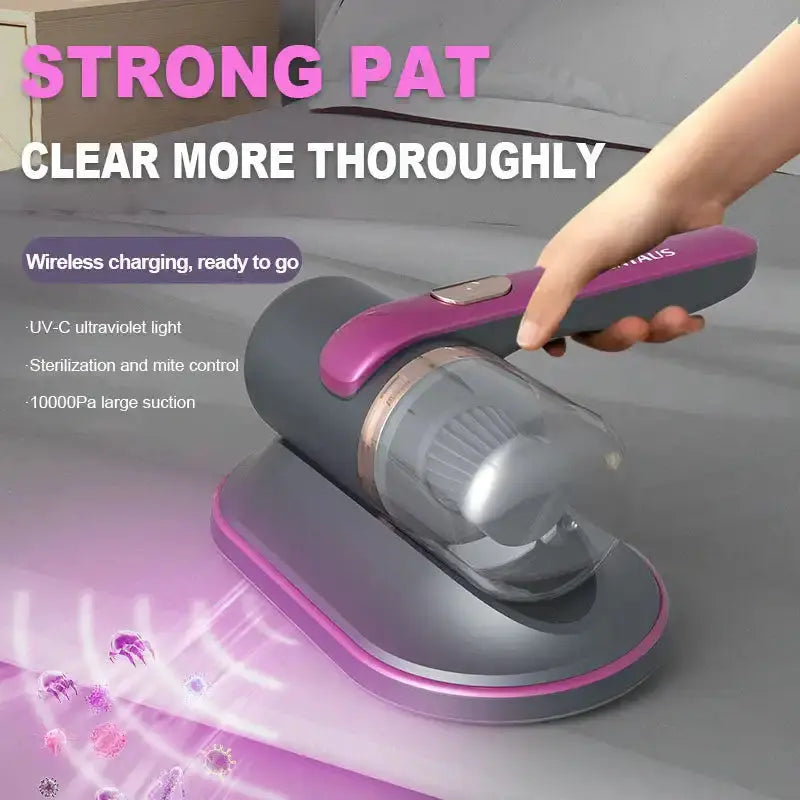 Electric UV Mite Remover Household Bed Mattress Sofa Pillows Mite Removal Instrument Waterproof Mini Vacuum Cleaner Lint Remover - Unique Unique Unique Electric UV Mite Remover Household Bed Mattress Sofa Pillows Mite Removal Instrument Waterproof Mini Vacuum Cleaner Lint Remover