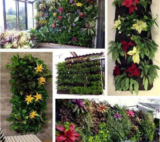 Wall Garden Hanging Planting Bags Vertical Outdoor Indoor Planter - Unique Unique Unique Wall Garden Hanging Planting Bags Vertical Outdoor Indoor Planter