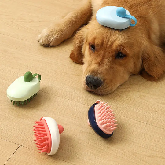 Soft Silicone Pets Hair Remover Comb Handheld Bath Shower Hair Shampoo Massage Brush For Dogs Cats Cleaning Tools Pet Products - Unique Unique Unique Soft Silicone Pets Hair Remover Comb Handheld Bath Shower Hair Shampoo Massage Brush For Dogs Cats Cleaning Tools Pet Products