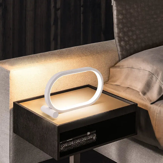 Usb Plug-In Lamp Oval Acrylic Lamp Touch Control Dimmable Modern Simple Creative Night Lamp Bedside Reading Lamp Desk Table Led - Unique Unique Unique Usb Plug-In Lamp Oval Acrylic Lamp Touch Control Dimmable Modern Simple Creative Night Lamp Bedside Reading Lamp Desk Table Led