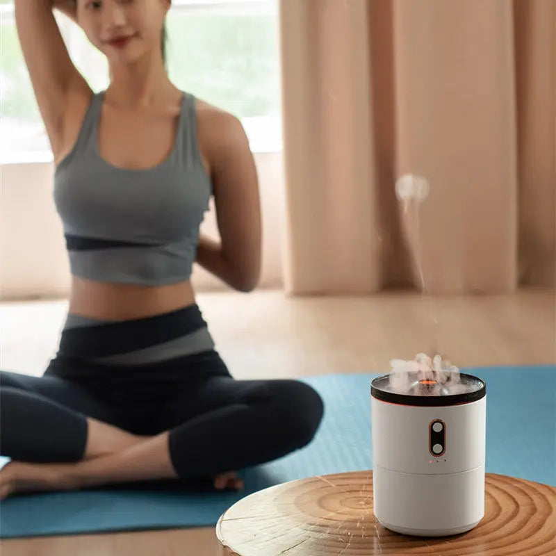 Volcanic Flame Aroma Essential Oil Diffuser USB Portable Jellyfish Air Humidifier Night Light Lamp Fragrance Humidifier - Unique Unique Unique Volcanic Flame Aroma Essential Oil Diffuser USB Portable Jellyfish Air Humidifier Night Light Lamp Fragrance Humidifier