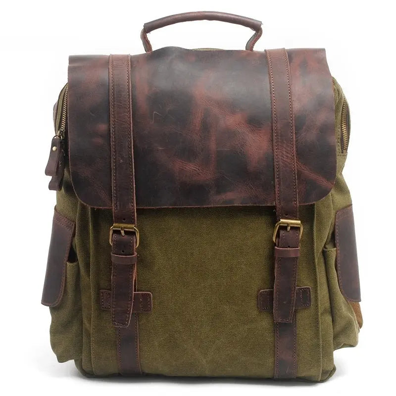 Vintage canvas backpack - Unique Unique Unique Vintage canvas backpack