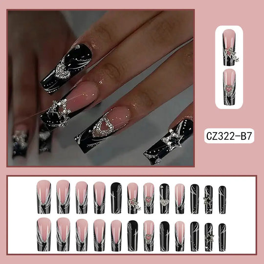 French Fake Nail Tip Finished Product - Unique Unique Unique French Fake Nail Tip Finished Product