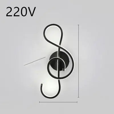 led wall lamp nordic minimalist bedroom bedside lamp Unique