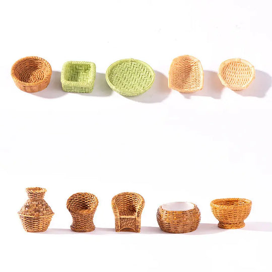 Micro Landscape Loungewear Accessories Bamboo Furniture Small Ornaments Crafts - Unique Unique Unique Micro Landscape Loungewear Accessories Bamboo Furniture Small Ornaments Crafts