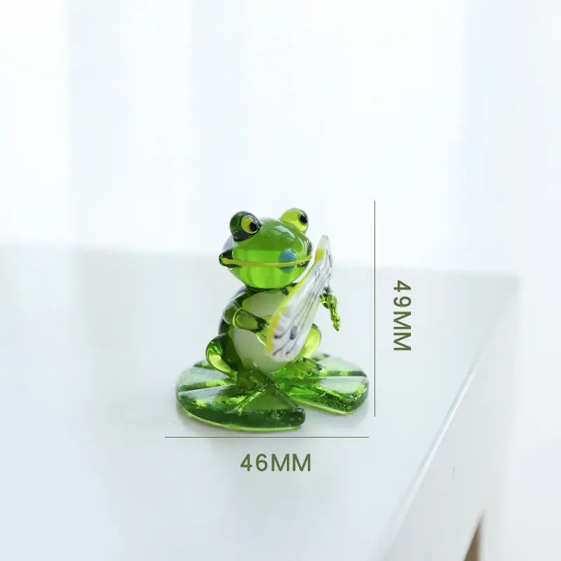 Home Decor Glass Frog Ornament Shape - Unique Unique Unique Home Decor Glass Frog Ornament Shape