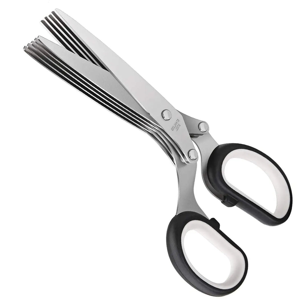 Herb Scissors With Multi Blades Stainless Steel Fast Cutting Shear Kitchen Tool - Unique Unique Unique Herb Scissors With Multi Blades Stainless Steel Fast Cutting Shear Kitchen Tool