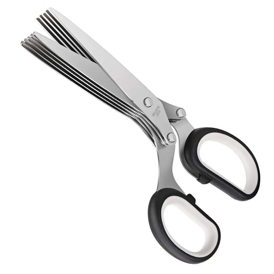 Herb Scissors With Multi Blades Stainless Steel Fast Cutting Shear Kitchen Tool - Unique Unique Unique Herb Scissors With Multi Blades Stainless Steel Fast Cutting Shear Kitchen Tool